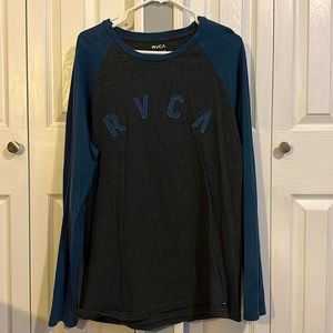 RVCA Stitched Lettering Long Sleeve